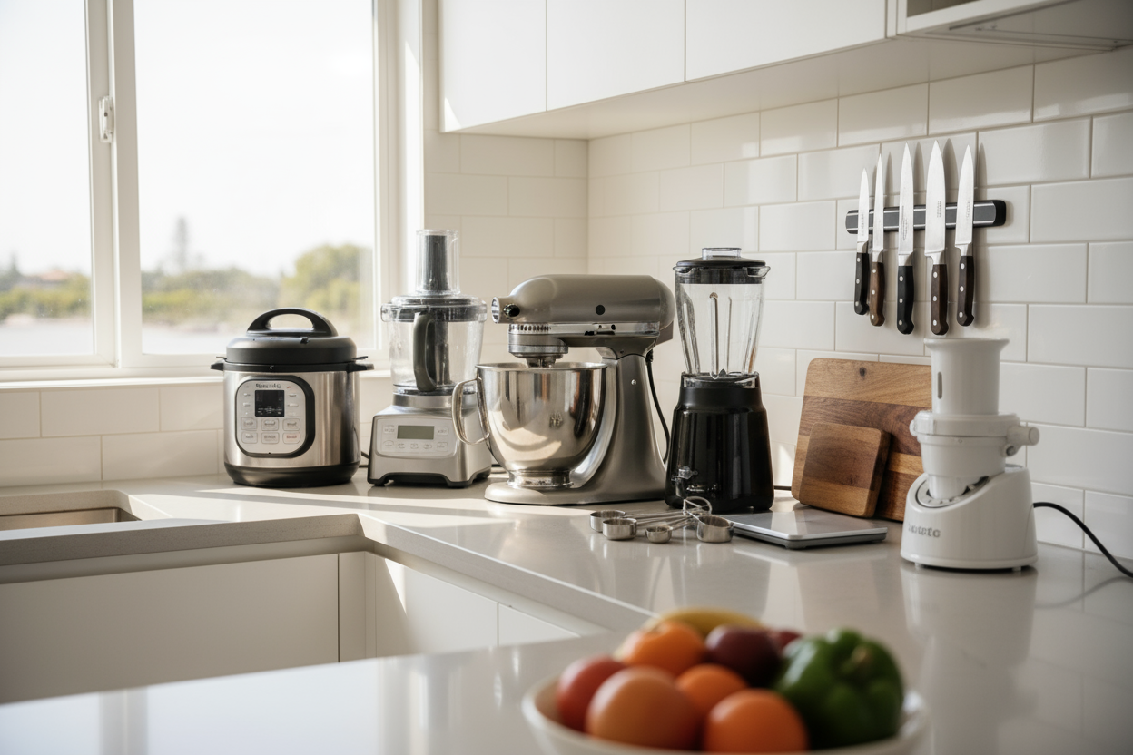 Essential Kitchen Gadgets for Busy Families and Cooking Enthusiasts: Efficiency, Health, and Sustainability